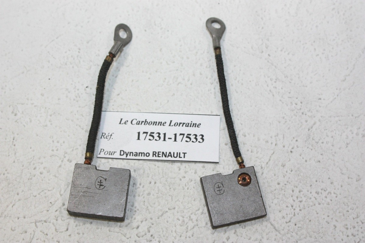 CHARBONS 17531/17533 POUR DYNAMOS RENAULT...POUR RENAULT DIVERS AVA...