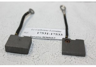 CHARBONS 17531/17533 POUR DYNAMOS RENAULT...POUR RENAULT DIVERS AVA...
