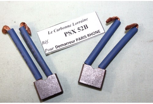 CHARBONS PSX 52B POUR DEMARREUR PARIS RHONE...POUR PEUGEOT 203 403 ...