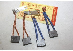 CHARBONS PSX 28-53 POUR DEMARREUR PARIS RHONE...203 403 HOTCHKISS T...