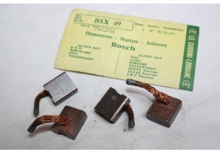 CHARBONS BSX 49 POUR DEMARREUR BOSCH NEUF...BMW PORSCHE VW FORD OPE...