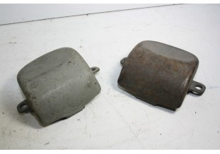 PAIRE DE LOQUETS INT DE GLACE MOBILE DE PORTE AVANT...CITROEN  2CV ...