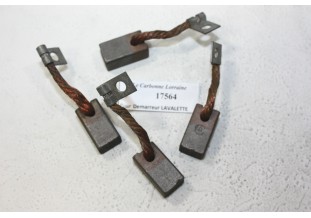 CHARBONS 17564 POUR DEMARREURS LAVALETTE-BOSCH...CAMIONS SAURER REN...