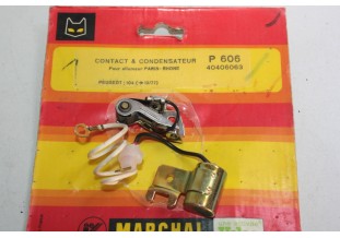 KIT RUPTEUR/CONDENSATEUR SEV pour ALLUMEUR PARIS RHONE...PEUGEOT 10...
