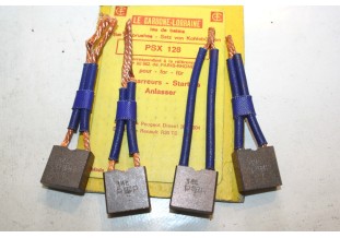 CHARBONS PSX 128 POUR DEMARREUR PARIS RHONE...POUR PEUGEOT 204 304 ...