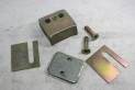 ENSEMBLE GACHE FIXE DE SERRURE DE PORTE COTE DROIT...CITROEN 2CV - ...