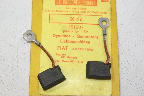 CHARBONS IX-17 POUR DYNAMOS FIAT...POUR FIAT 600 600 MULTIPLA MOVA ...