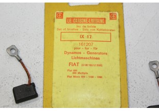 CHARBONS IX-17 POUR DYNAMOS FIAT...POUR FIAT 600 600 MULTIPLA MOVA ...