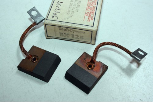 CHARBONS BX 125 POUR DYNAMO BOSCH...POUR BMW 503 BORGWARD MERCEDES ...