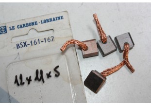 CHARBONS BSX 161-162 POUR DEMARREURS BOSCH...POUR BMW PORSCHE NSU O...