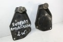 PAIRE DE SUPPORTS D'AMORTISSEURS AR D/G...CITROEN 2CV AZ AZL AZU A...