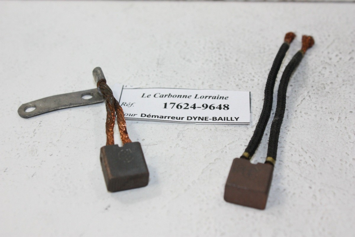 CHARBONS 17624/9648 POUR DEMARREURS DYNE-BAILLY...POUR TALBOT DELAH...