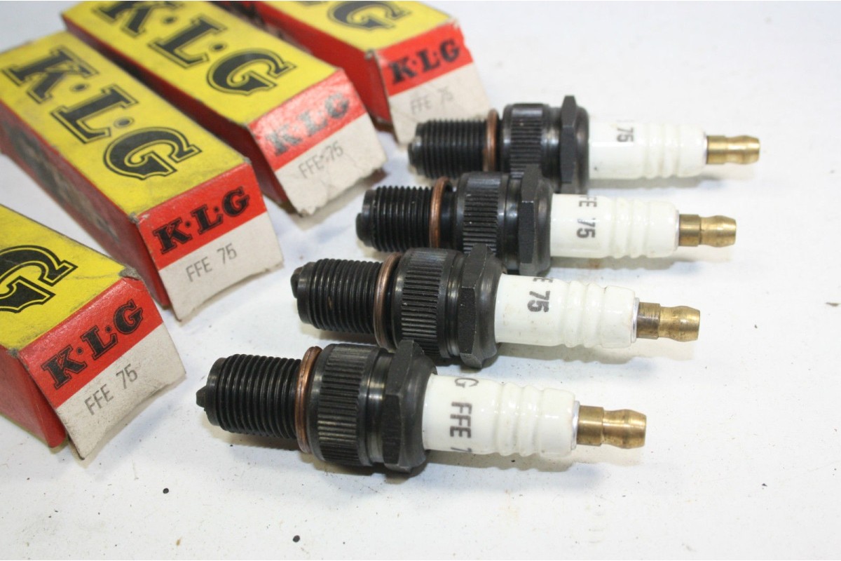 JEU DE 4 BOUGIES KLG FFE 75...SIMCA 1000 RALLYE MINI COOPER CITROEN...